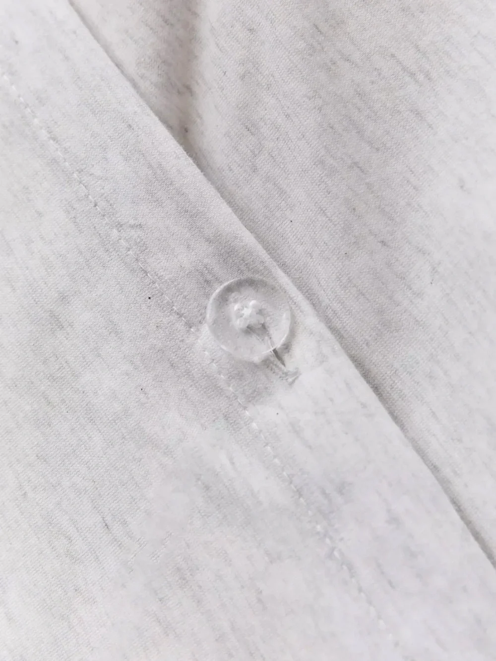 NWT Urban outfitters Duvet cover  in heathered jersey light gray Twin XL